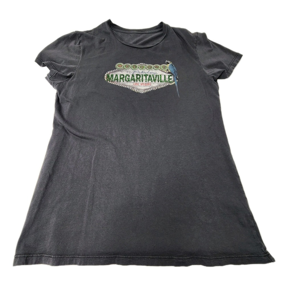 Jimmy Buffett's Margaritaville Women's XL Welcome To Fabulous Las Vegas Sign Tee